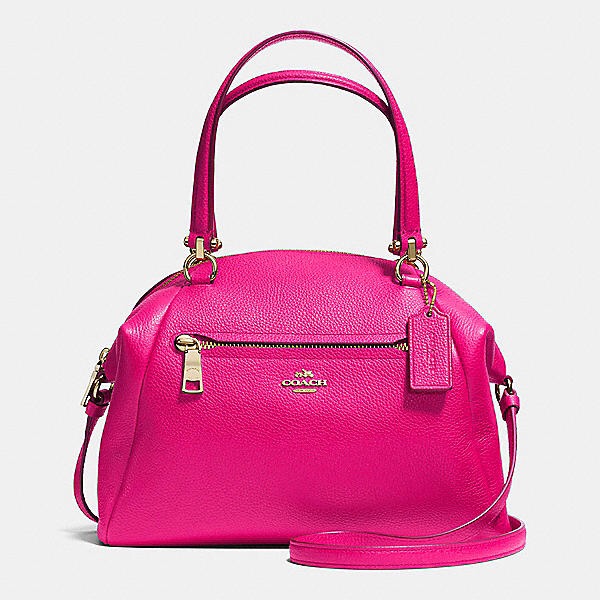 Vintage Coach Prairie Satchel In Pebble Leather - Click Image to Close